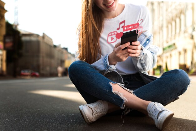 Young people using reels