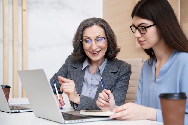 Young person during intership