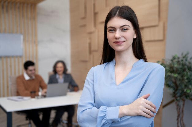 Young person during intership