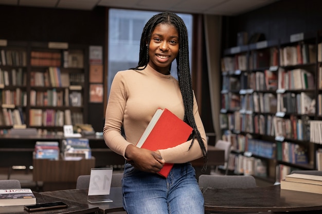 Young student working on assignment