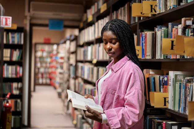 Young student working on assignment