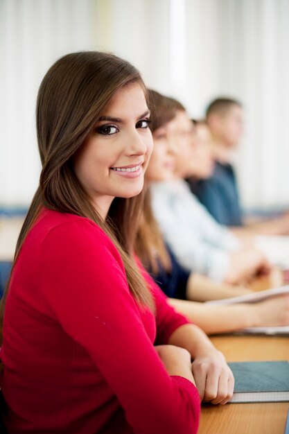 Young students in the classroom