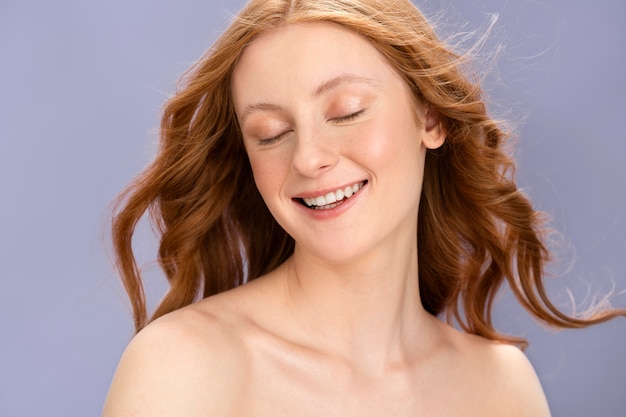 young woman beauty portrait