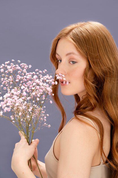 Young woman beauty portrait