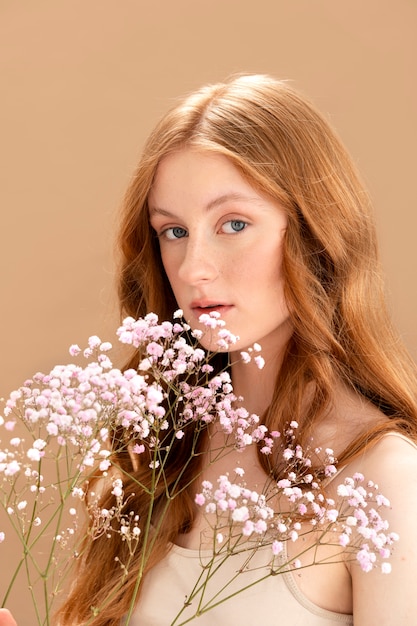 Young woman beauty portrait