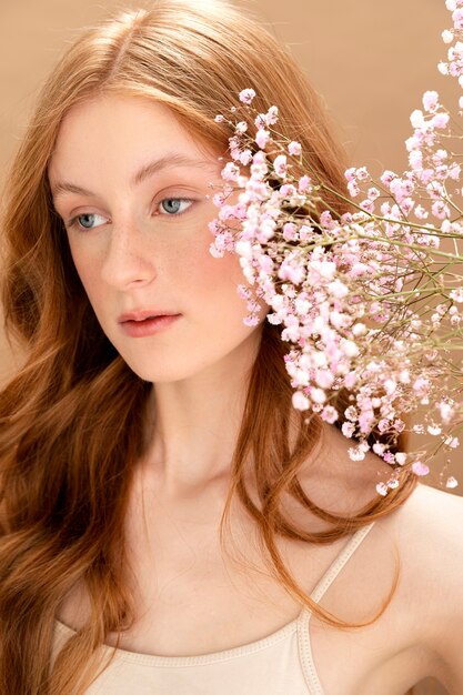 Young woman beauty portrait