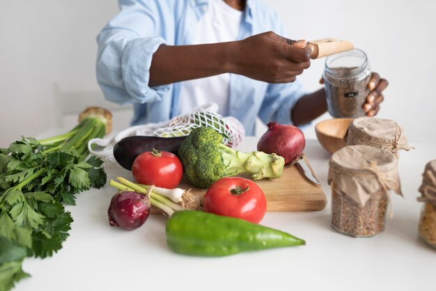 Young woman having a sustainable lifestyle