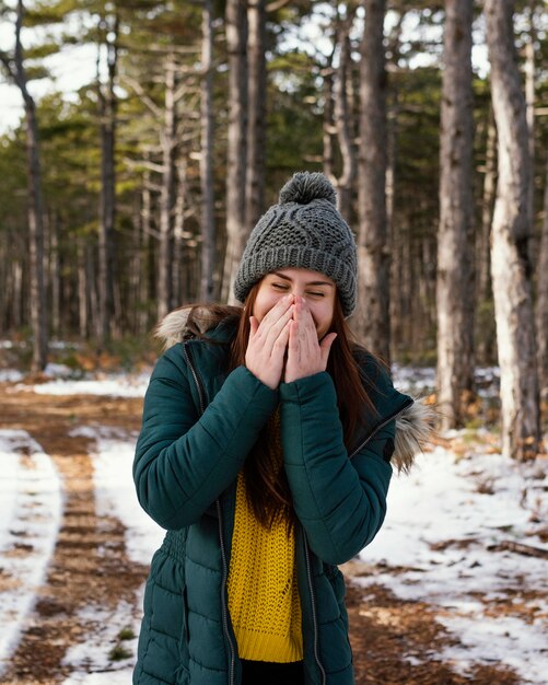 Young woman in nature