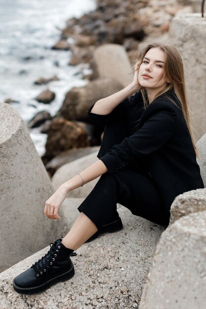 young woman portrait outdoor