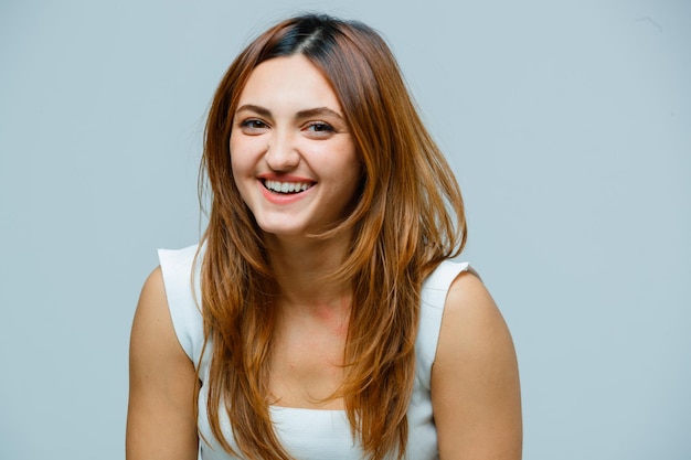 Young woman smiling