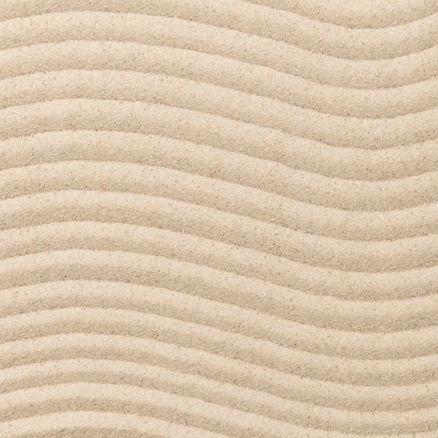 Free photo zen sand wave textured background in wellness concept