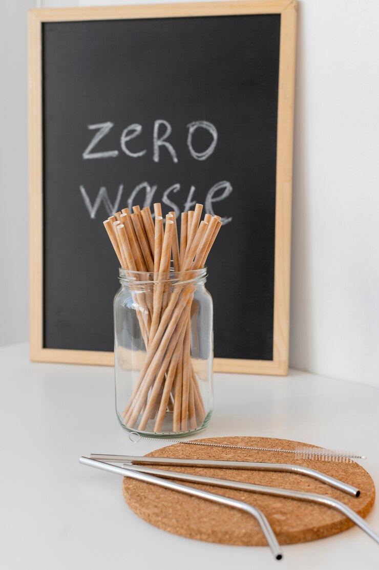 Free Photo zero waste wooden utensils