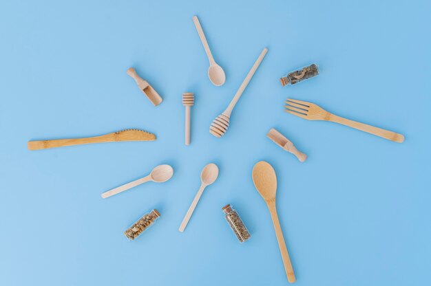 Zero waste wooden utensils