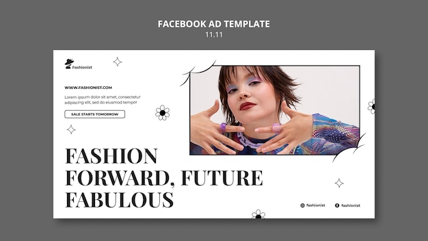 11.11 flash sale facebook template