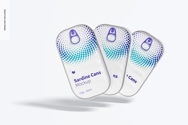 Download Premium Psd 120g Sardine Can Mockup