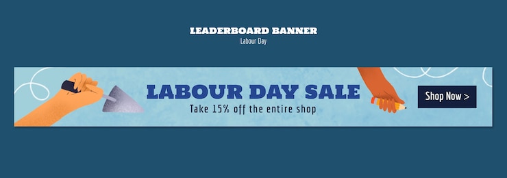 मुफ़्त PSD 1st may labour day template design