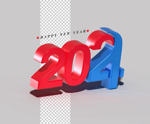 PSD gratuito 2024 buon anno lettering typographical transparent psd