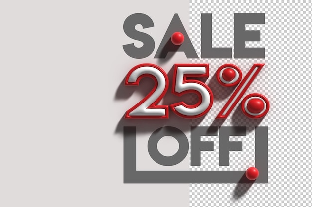 Free PSD 25 off sale discount banner discount offer price tag