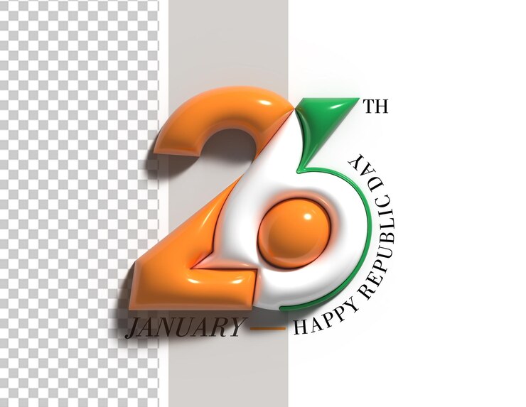 मुफ़्त PSD 26 जनवरी इंडियन रिपब्लिक डे psd इलस्ट्रेशन