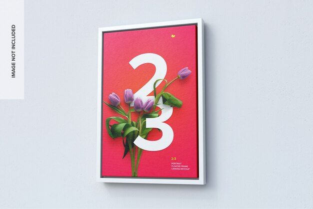 Download Free Psd Frame By A Yellow Wall PSD Mockup Templates