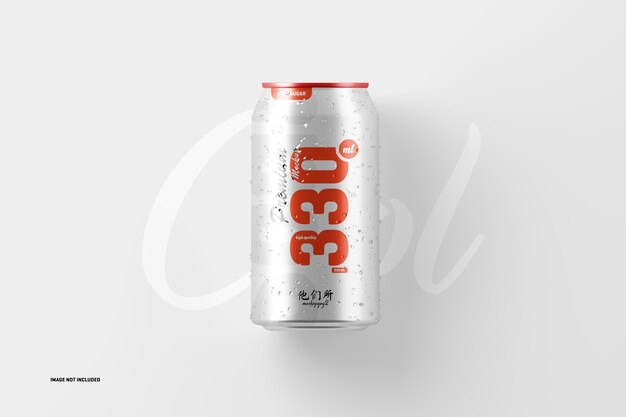 Download Free Psd 250ml Soda Can Mockup