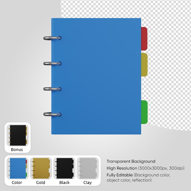 Free PSD 3d agenda