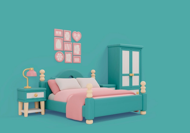 Free PSD 3d background for furniture sales