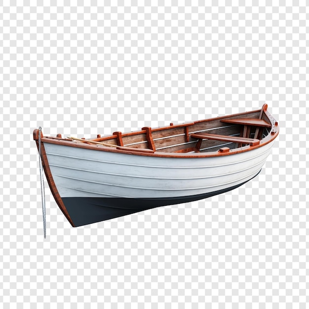 無料PSD 3d 透明な背景に隔離されたボート