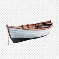 Free PSD 3d boat isolated on transparent background