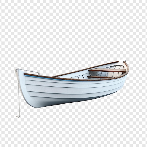 Free Download: PSD Template – 3D Boat Isolated on Transparent Background