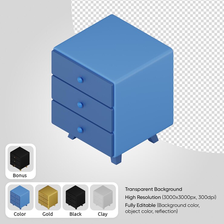 Free PSD 3d cabinet