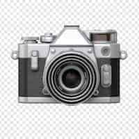 Free PSD 3d camera isolated on transparent background