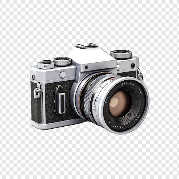 Free PSD 3d camera isolated on transparent background