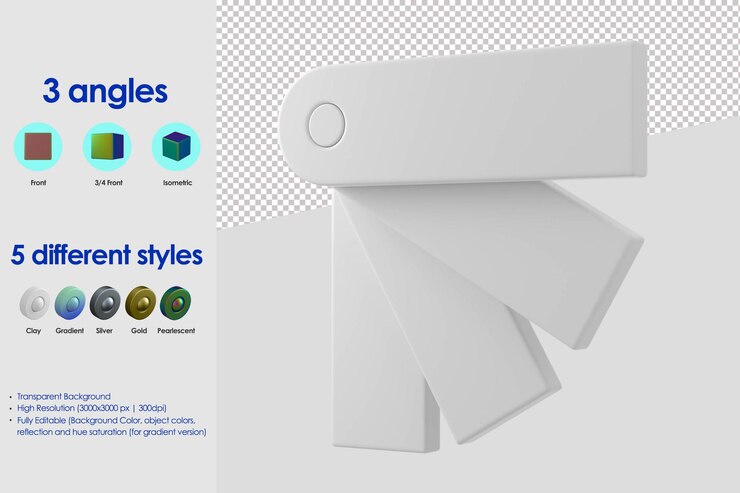 Free PSD 3d color palette icon