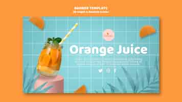 Free PSD 3d depth and realism drinks landing page