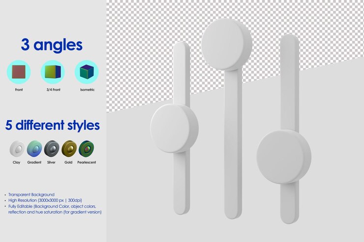 Free PSD 3d equalizer icon