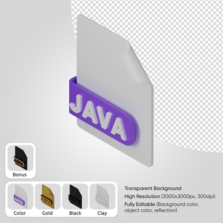 Free PSD 3d file java