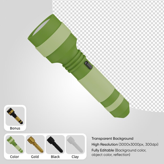 3d flashlight