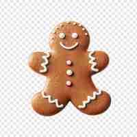 Free PSD 3d gingerbread man merry christmas cookie