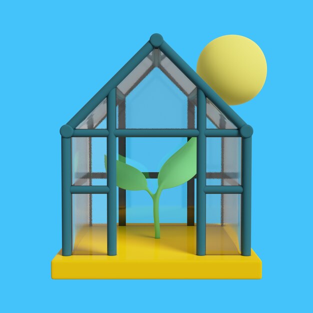3d значок экологии окружающей среды