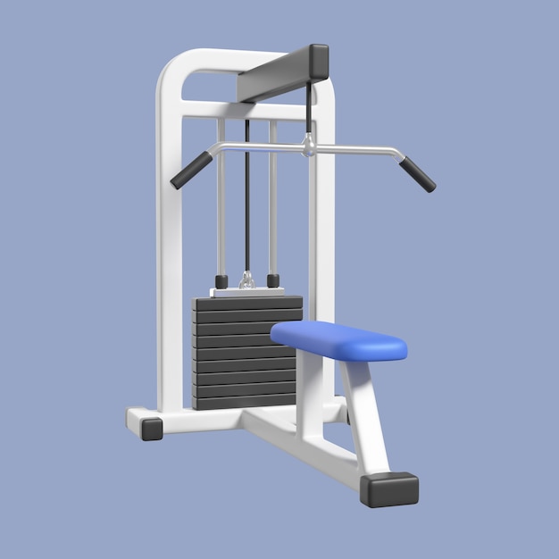 Free PSD 3d icon for gym and exercise