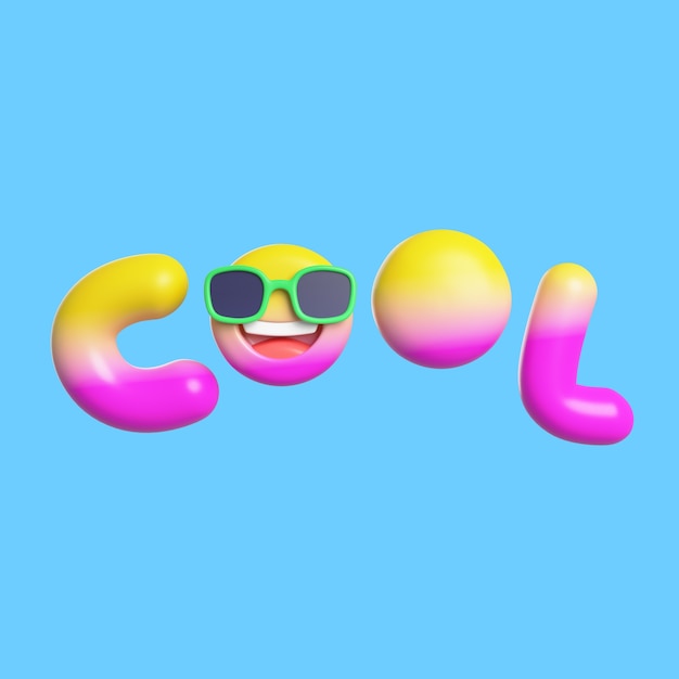 3d icon for words