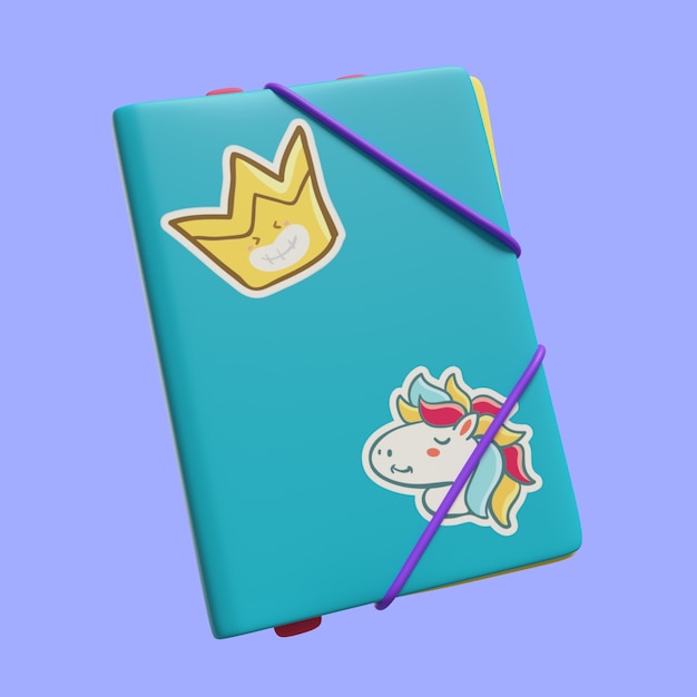 本の 3 d イラストレーション