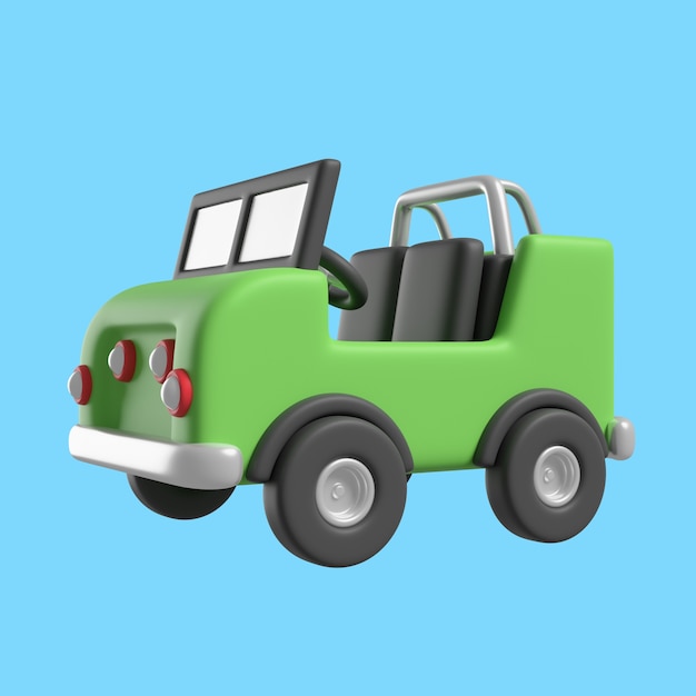 無料PSD 車のアイコンの 3 d イラストレーション