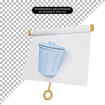 3dゴミ箱アイコン 無料のpsdファイル 3dゴミ箱アイコン 無料のpsdファイル