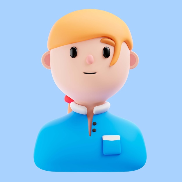 人の3Dイラスト