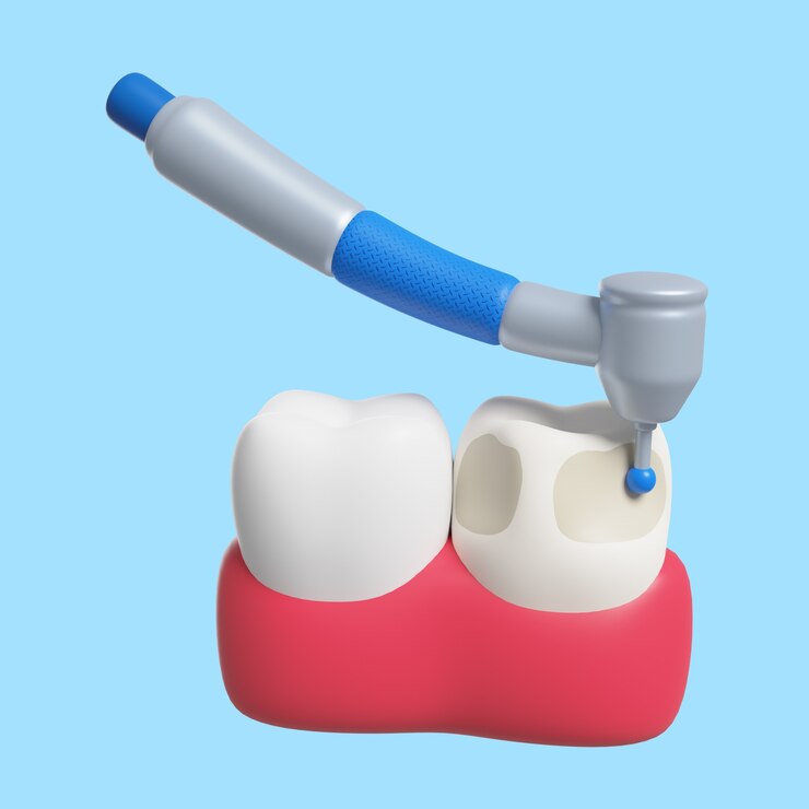 Free PSD 3d illustration for stomatology and dentistry