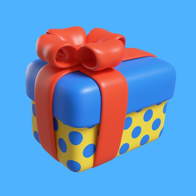 3d illustration with birthday essentials