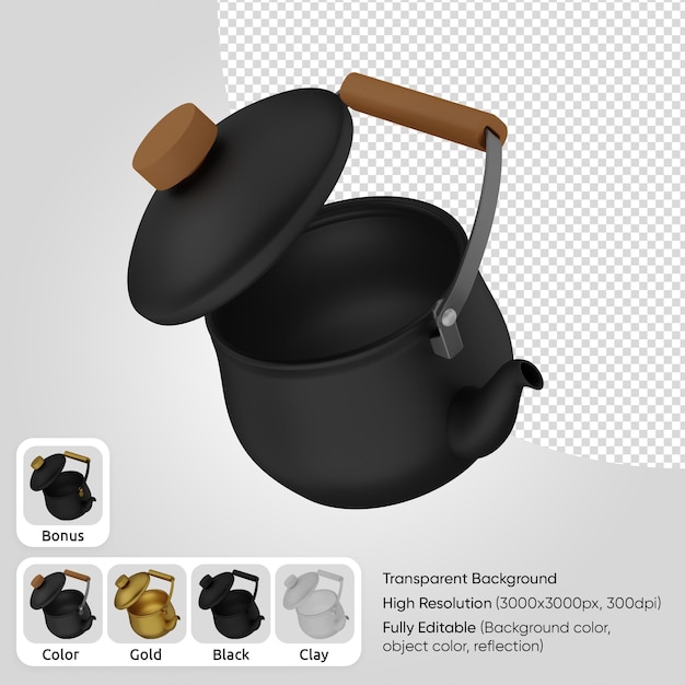 3d kettle