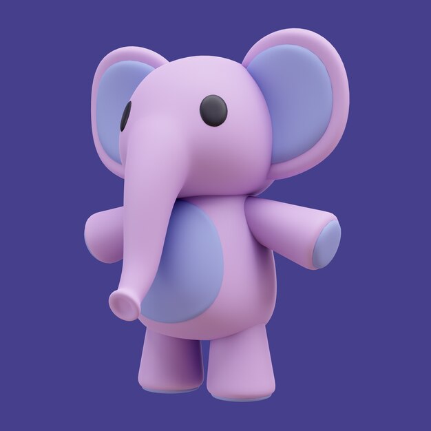 3d kindergarten icon with toy
